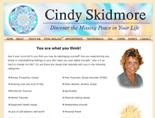 Tablet Screenshot of cindyskidmore.com